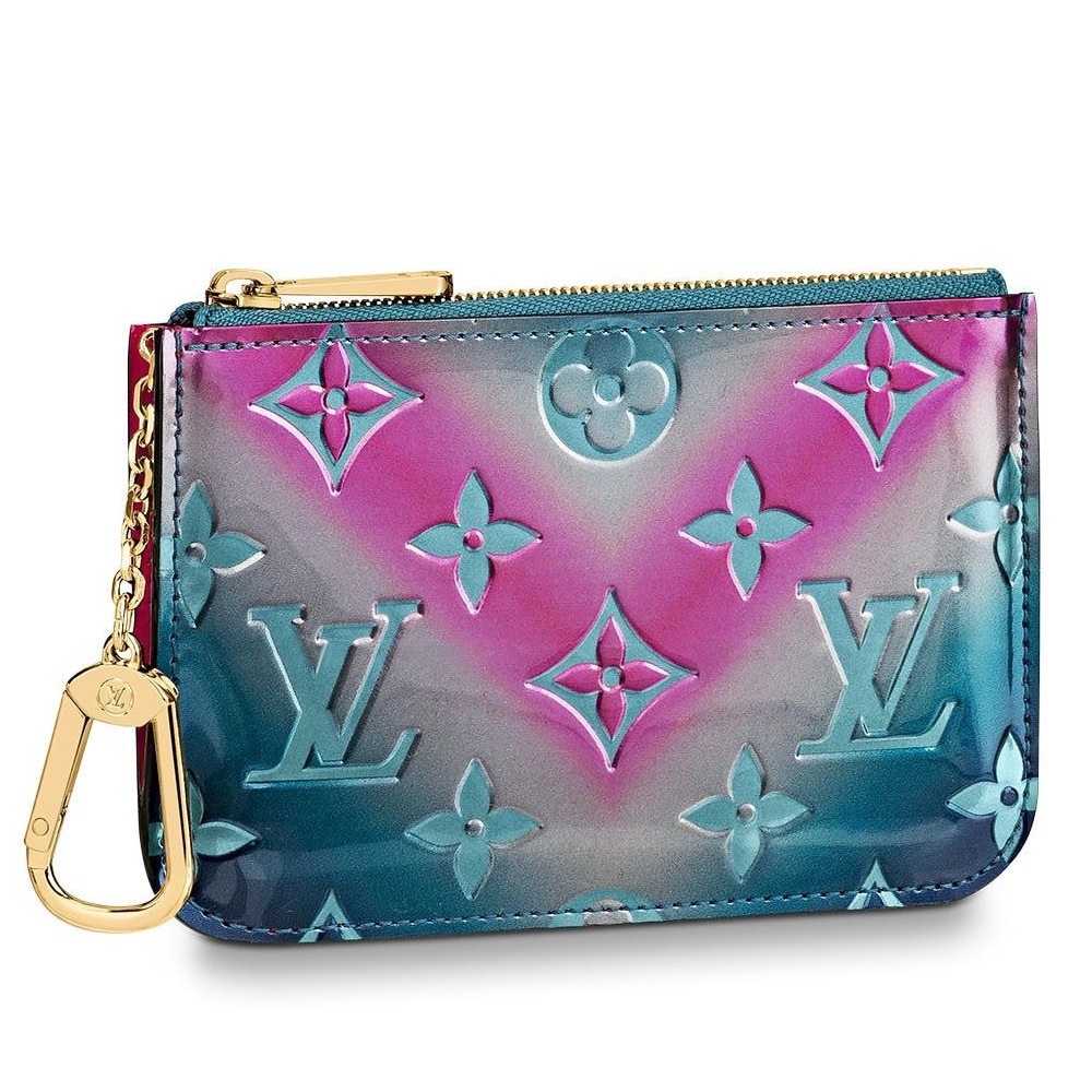 ✨ SOLD ✨Louis Vuitton Vernis Blue Pink Key Case